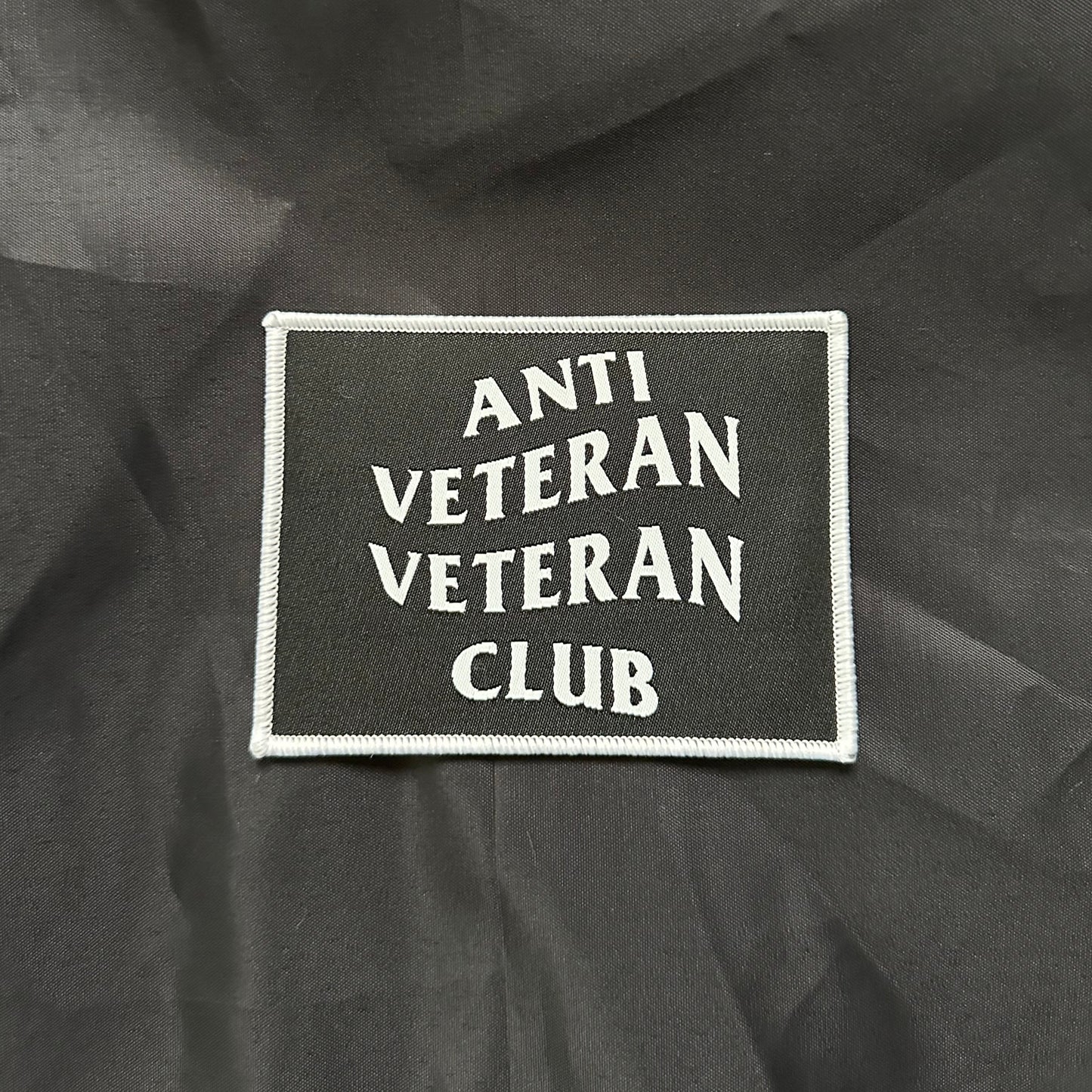 Anti Veteran Veteran Club Patch